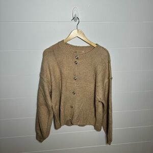 Button Down Knit Sweater